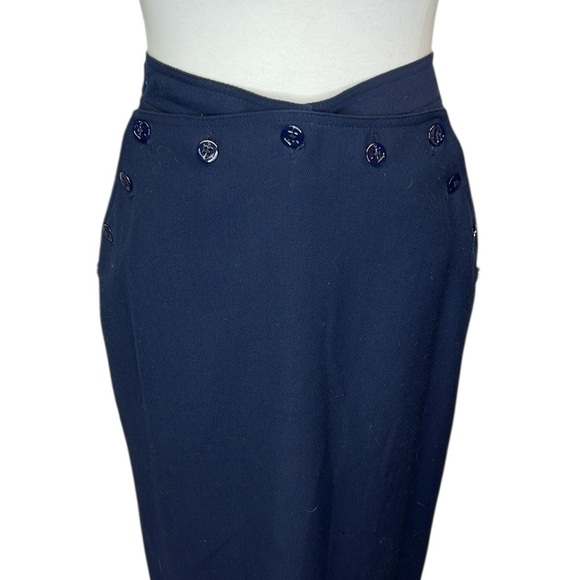 Ralph Lauren Nautical Button Detail Maxi Skirt - Picture 2 of 6